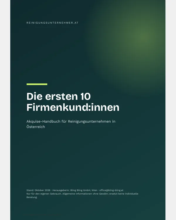 Preview: Sales handbook “Your first 10 business clients”